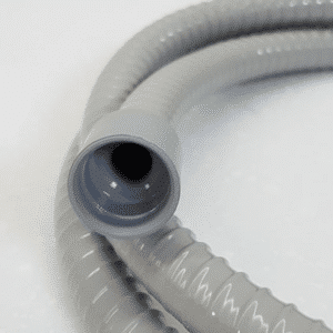 Cattani double wall HVE suction hose (grey) (16mm) & terminal adaptors