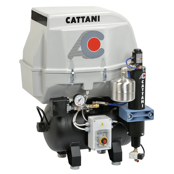 Cattani AC300Q oil free compressor(with dryer and sound proof housing)