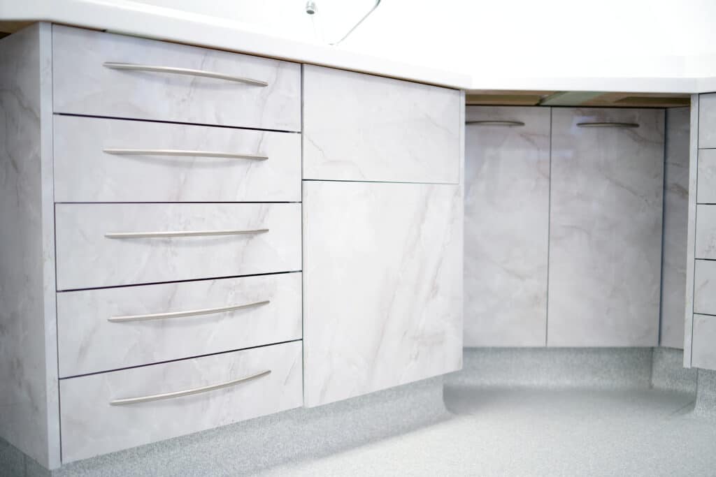 Anglian dental surgery project Cabinetry