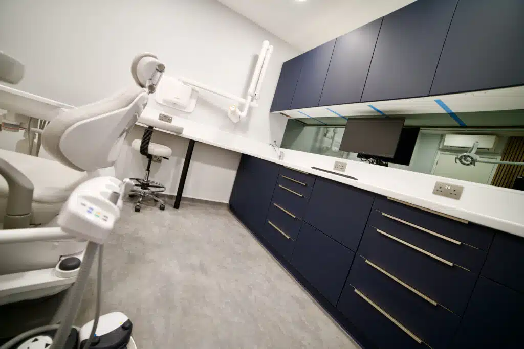 Anglian dental surgery project Cabinetry Anglian Dental project flooring