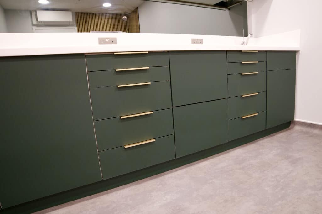 Anglian dental surgery project Cabinetry